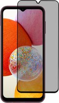 Privacy Tempered Glass - Geschikt voor Samsung Galaxy A15 Screen Protector - Zwart