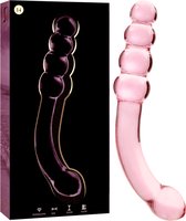 NEBULA SERIES BY IBIZA - MODEL 14 DILDO BOROSILICATE GLASS 18.5 X 3 CM PINK | SEX TOY FOR COUPLES | DILDO | SEX TOY FOR WOMAN | GLASS DILDO | BEST DILDO | SEX TOY