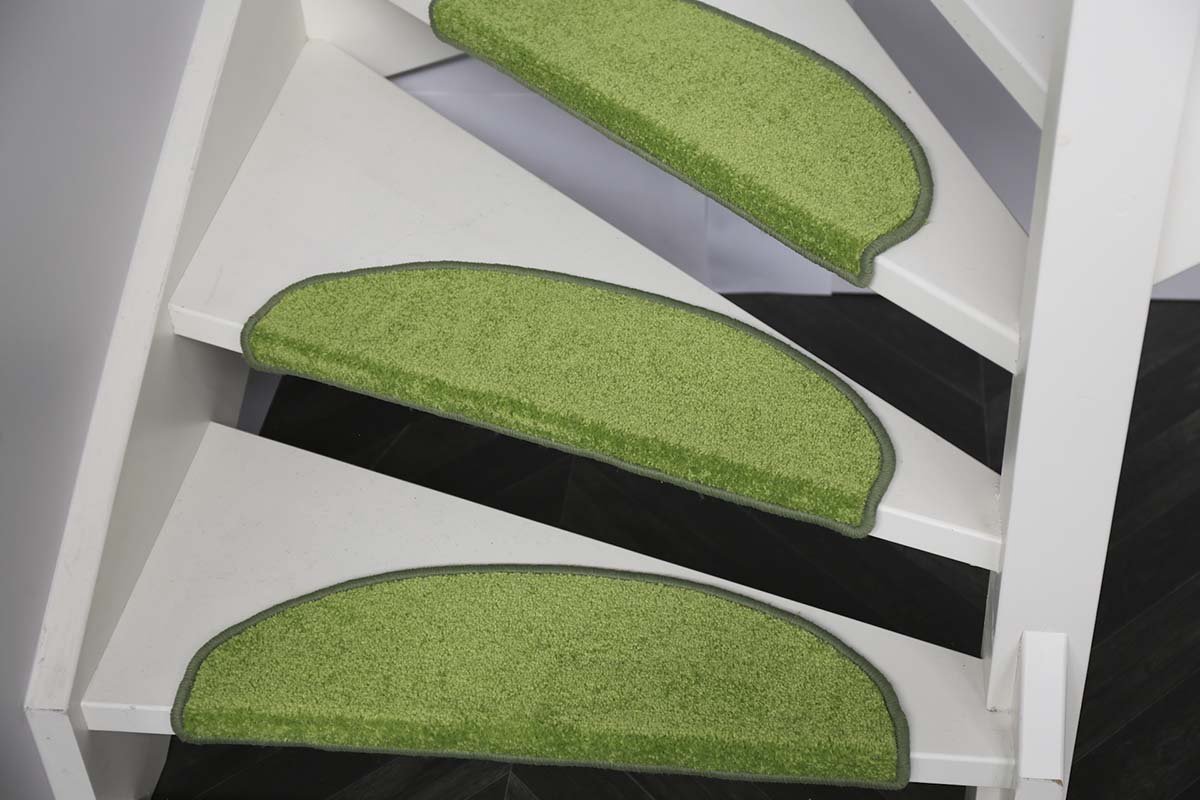 Trapmatten Twist- 15 stuks-65x20x4 cm-Groen