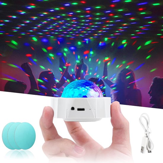 Discolamp - Discobal - Discolicht - Feestverlichting - Discoball - LED