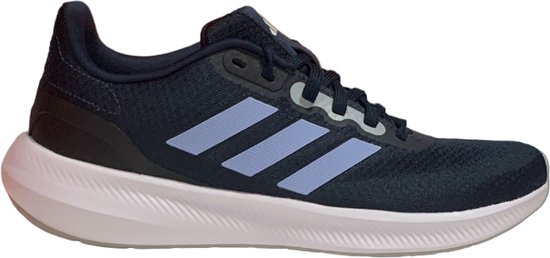 Adidas - Runfalcon 3.0 - Sneakers - Zwart/Blauw - Mannen - Maat - 46 2/3