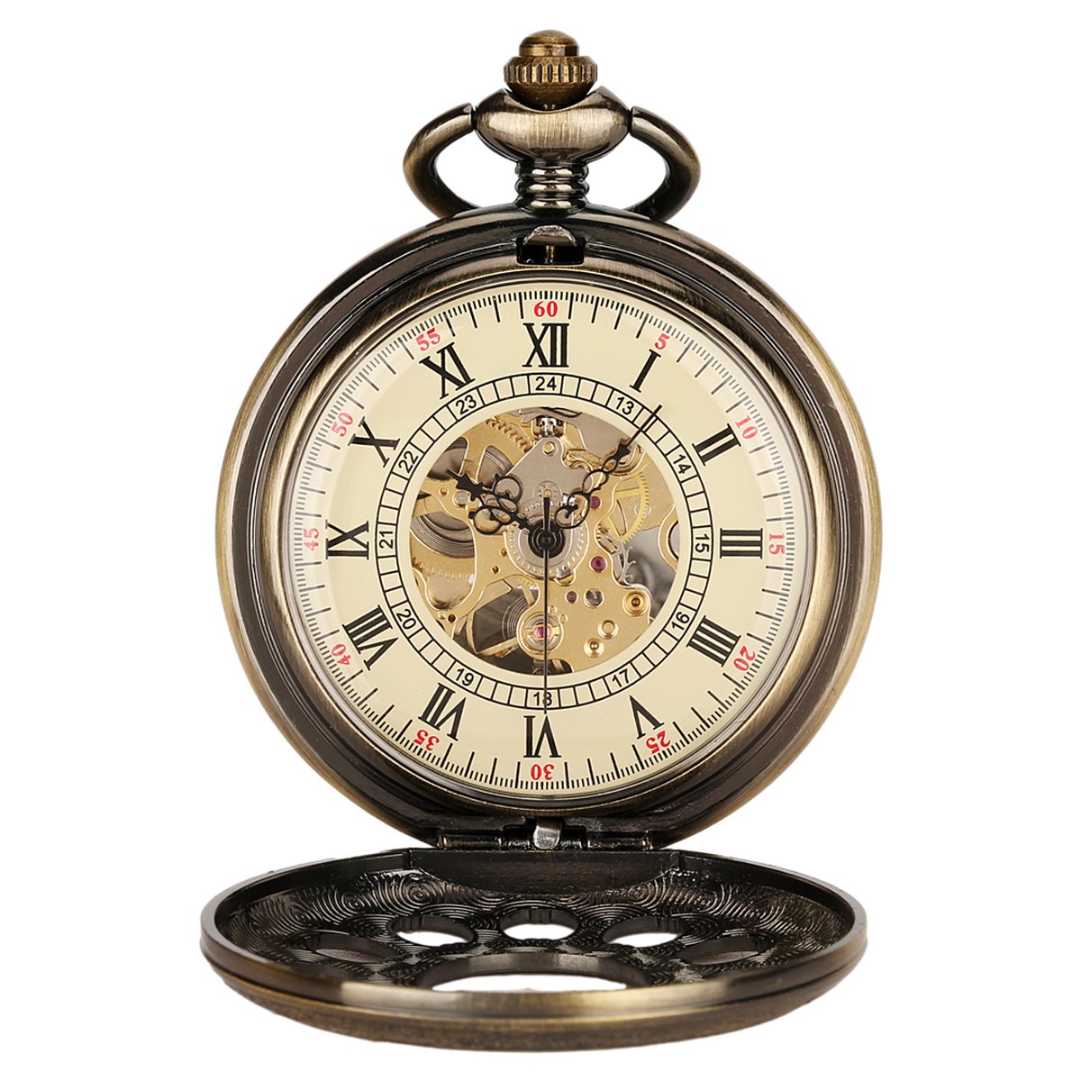 GWS Zakhorloge Mechanisch Vintage - Met ketting - Mechanisch Zakhorloge met handmatige opwinding