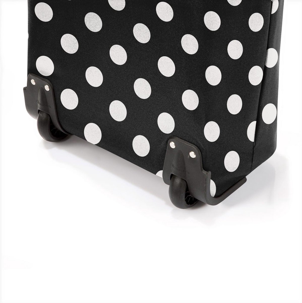 reisenthel Trolley M in Dots, frame: zilver – praktische shopping trolley met veel opbergruimte en ritssluiting ​– van waterafstotend materiaal, Dots, Unica, Sport