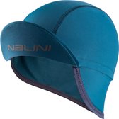 Nalini - Unisex - Fietspetje - Wielrenpet - Blauw - WARM MID CAP - one size