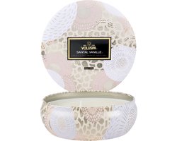 Voluspa Geurkaars Japonica Collection Santal Vanille 3 Wick Tin Candle 340gr