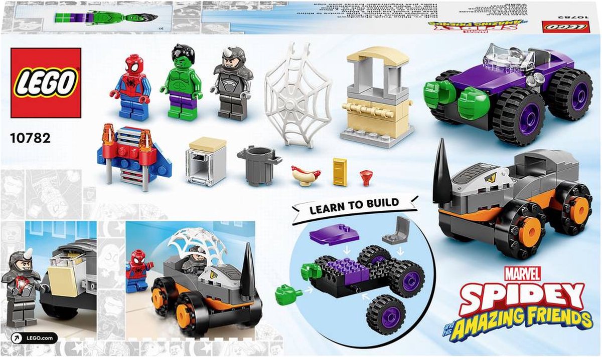 Lego 10784 marvel spidey et ses amis extraordinaires la base
