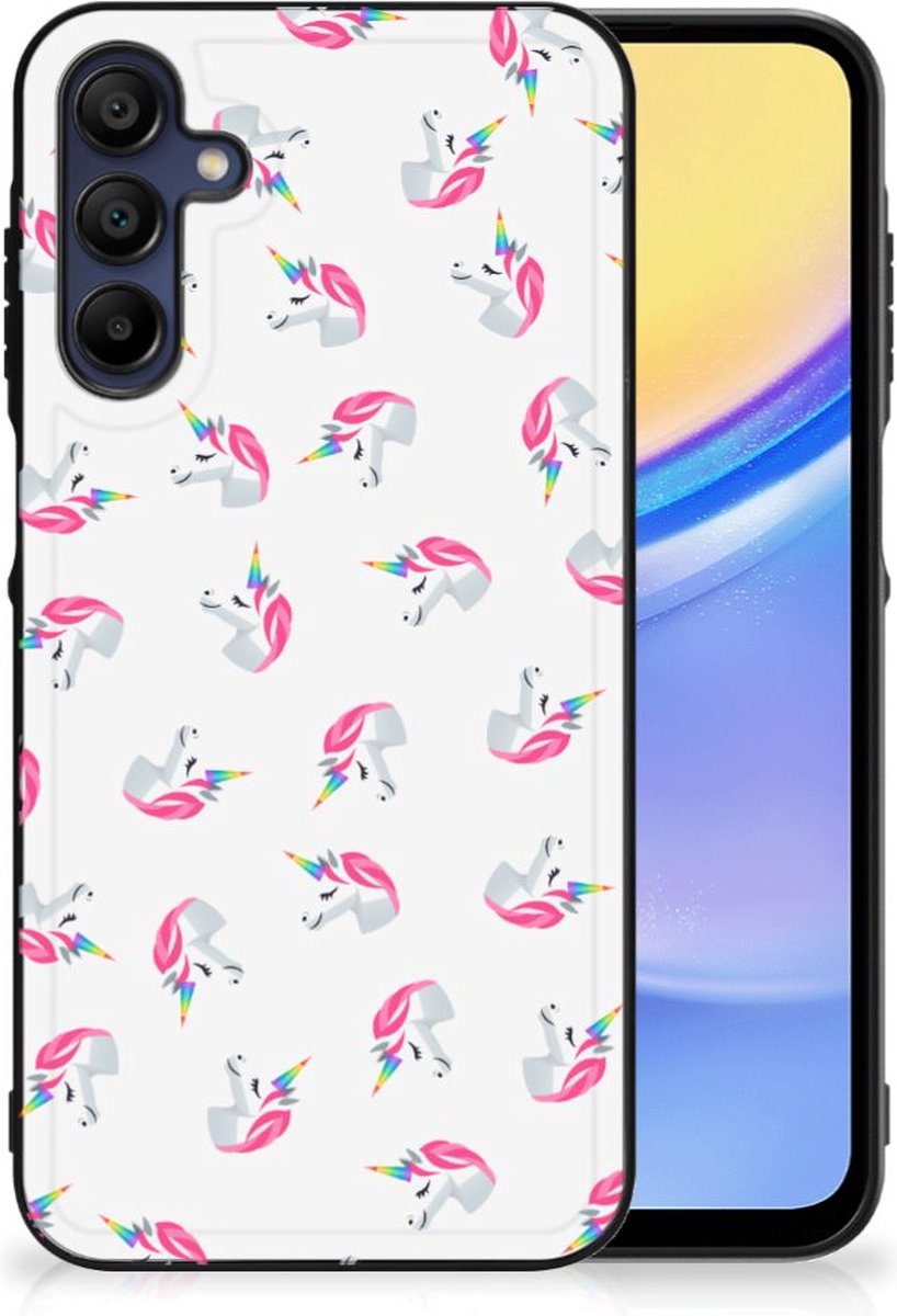 Back Case voor Samsung Galaxy A15 Unicorns