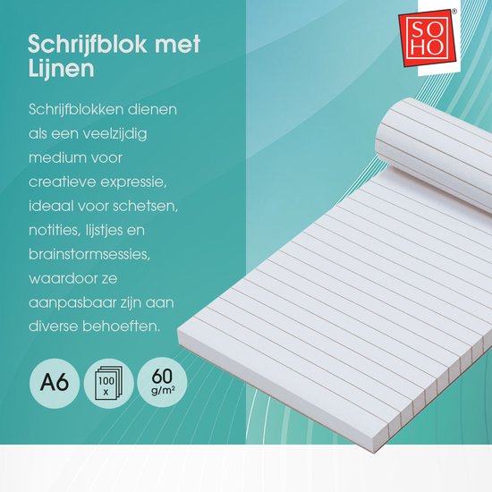 Notitieblok Luuk - A6 100 vellen Karton Full colour