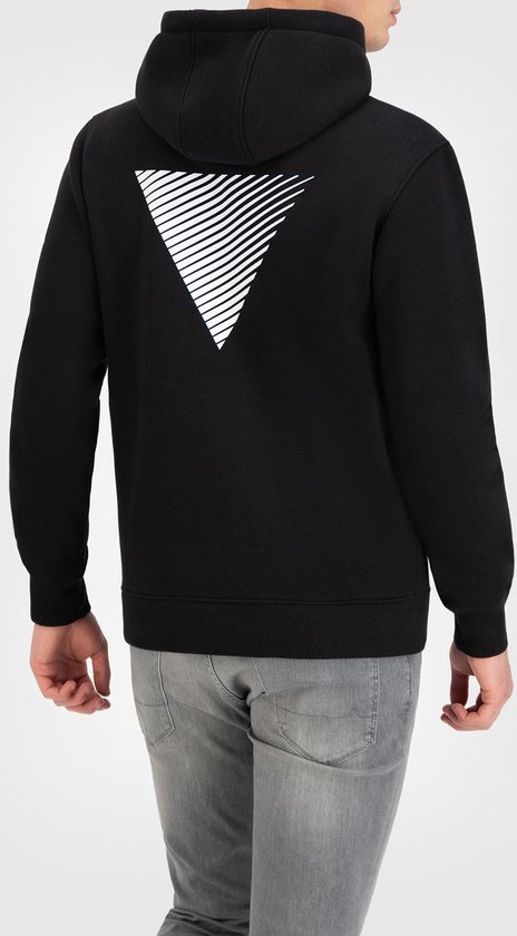 PURE PATH Pure Logo Sweat à capuche Pulls & Pulls & Gilets Homme - Pull - Sweat à capuche - Cardigan - Zwart - Taille M