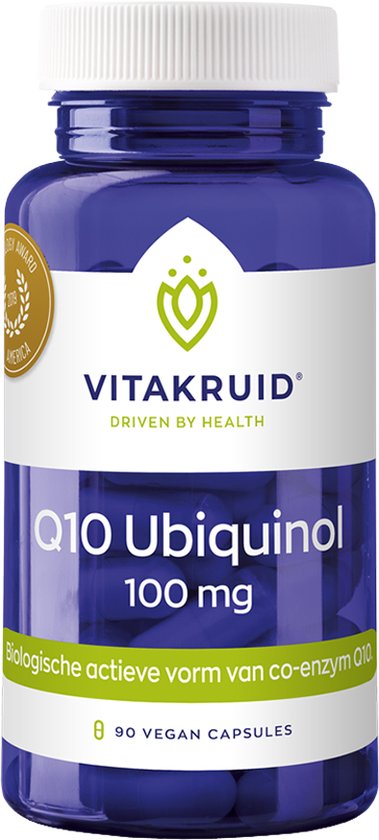 Vitakruid - Q10 Ubiquinol 100 mg - 90 vegan capsules - Vitakruid