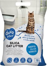 Duvo Silica Premium - Litière pour chat - 2 x 16L