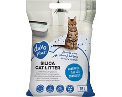 Duvo Silica Premium - Kattenbakvulling - 2 x 16L