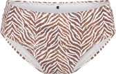LingaDore - Wild Zebra Bikini Short - maat 38 - Meerkleurig