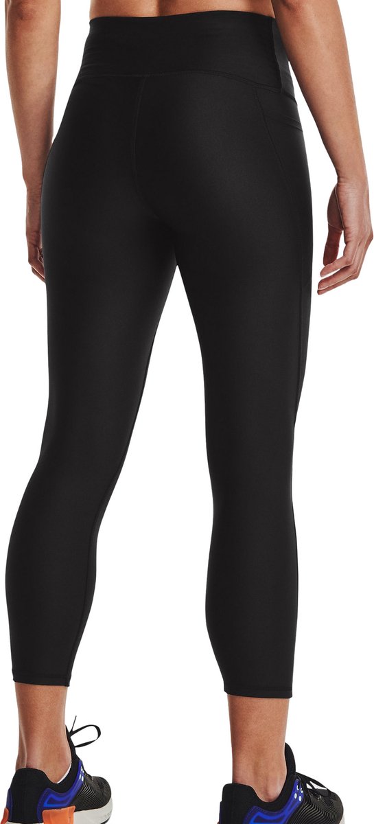 Under Armour Tech Hi Ankle Leg-BLK Dames Sportbroek - Zwart - Wit van Merkloos — afbeelding 4