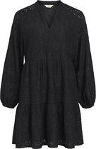Object Jurk Objfeodora Gia L/s Dress Noos 23043500 Black Dames Maat - XL
