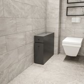Meuble de salle de bain Birkenes meuble de niche 60x19x55 cm anthracite