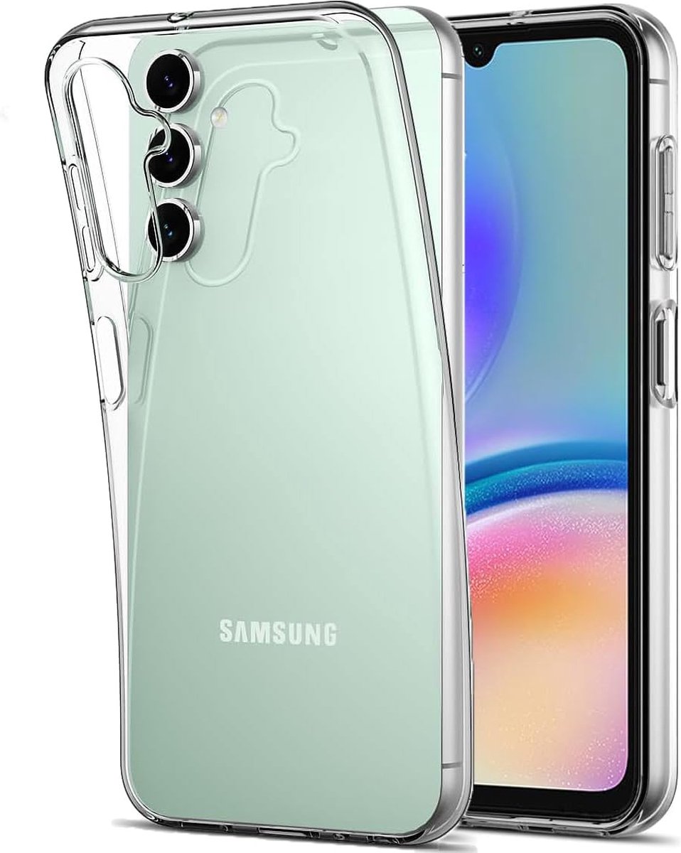 Flexibele achterkant Silicone hoesje Transparant Geschikt voor: Samsung Galaxy A05s