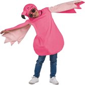 LUCIDA - Roze flamingo outfit voor meisjes - M 122/128 (7-9 jaar)