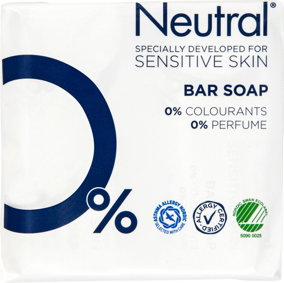 Neutral Zeep Parfumvrij  -12 x 2 x 100 g - Voordeelverpakking