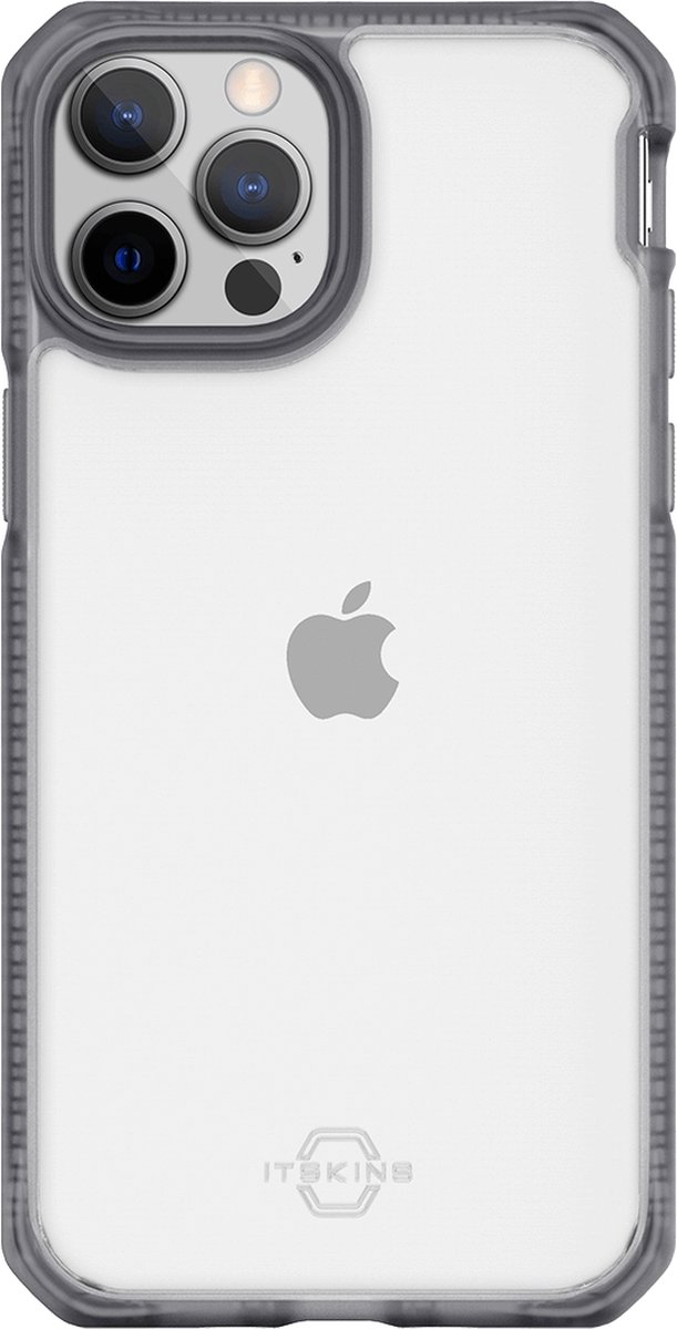 ITSKINS Hybrid Frost Apple iPhone 13 Pro Max Hoesje Transparant/Zwart