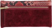 Mobilize Gelly Velvet Telefoonhoesje geschikt voor Apple iPhone 6/6S/7/8/SE(2020/2022) Hoesje Uitneembare 2in1 Clutch - Red Snake