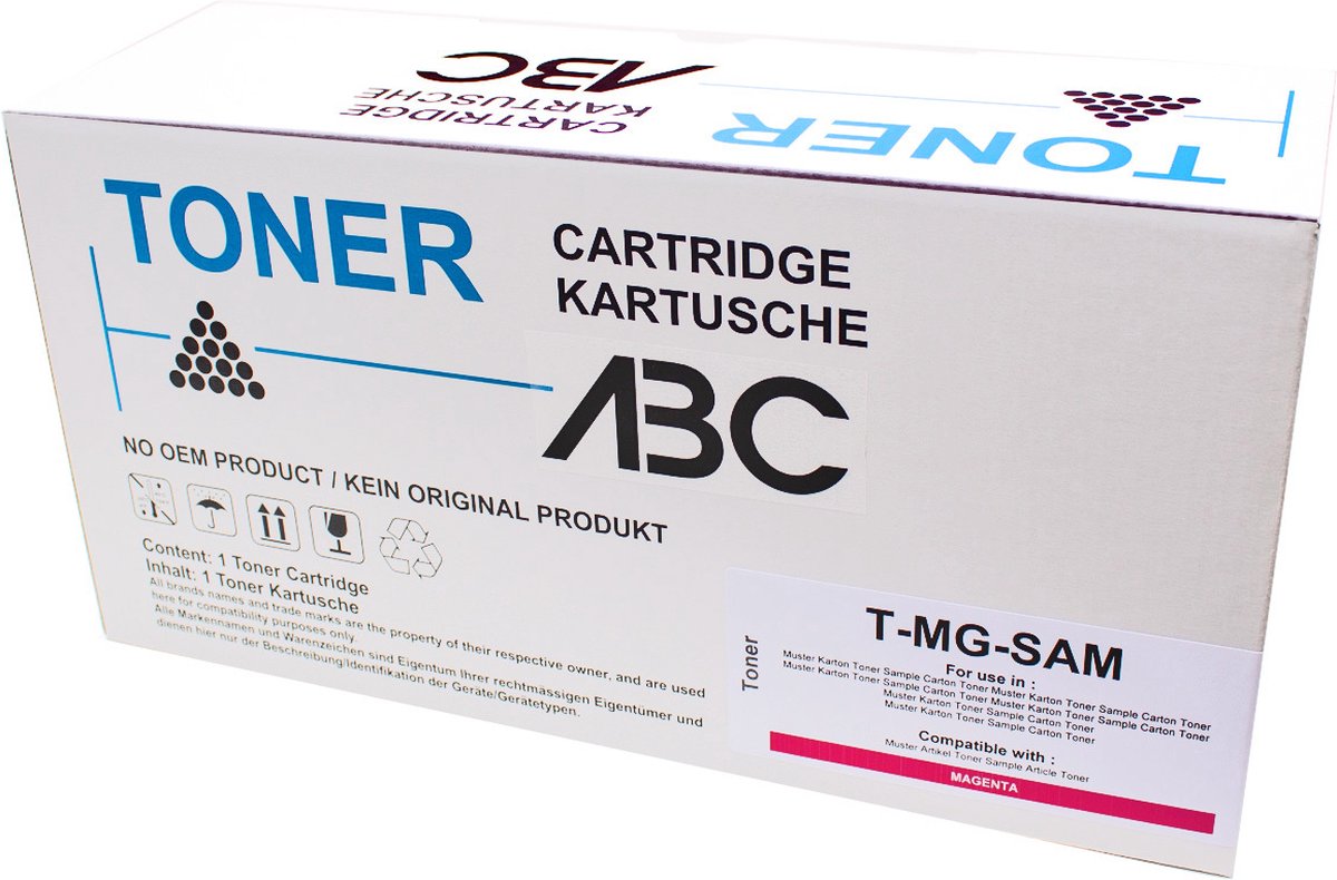 Image of ABC huismerk Toner geschikt voor Develop TNP-48M magenta geschikt voor Ineo+ 3350 3850 3850FS Ineo Plus TNP48 TNP 48