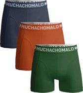Muchachomalo 3-Pack Heren Boxershort - Solid - S - Paars