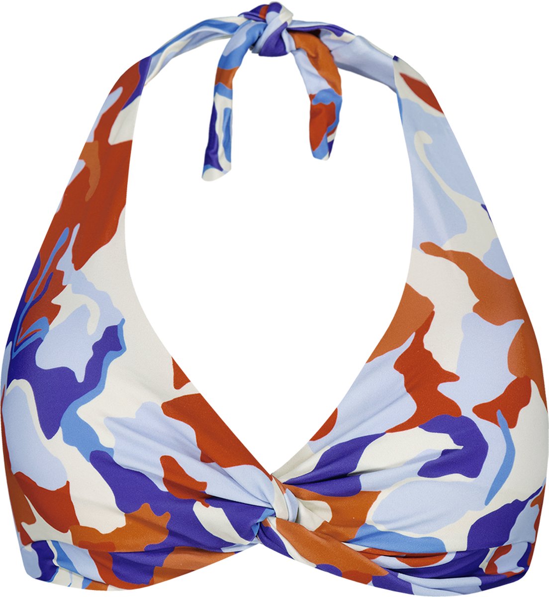 Barts Lunan Cross Halter Vrouwen Bikinitopje - maat 38 - Blauw