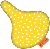 BikeCap Zadelhoes Yellow Dot | Fietszadelhoes - Fietszadeldek - Stof en waterafstotend