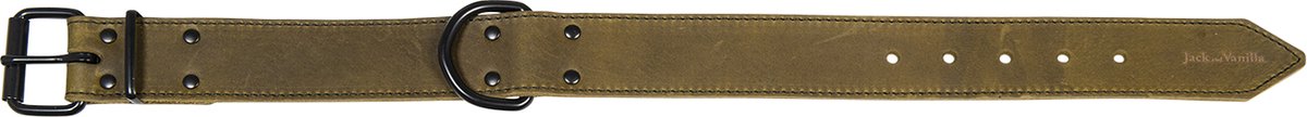 Jack And Vanilla - Halsbanden - Black Label Brede Halsband - Groen - 30mmx40cm 45/7972 - 176880