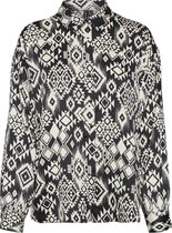 Vero Moda Blouse Vmgema Gida L/s Shirt Wvn Btq 10303377 Black Gema Dames Maat - L