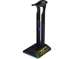 Nivard Headset Standaard - Koptelefoon Hanger - Houder - Stand - Gaming - RGB Licht