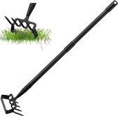 Tuinschoffels voor wieden, gereedschap voor schoffels met houder voor tuin met verstelbare ring, lange steel-157cm, verstelbaar, voor wieden