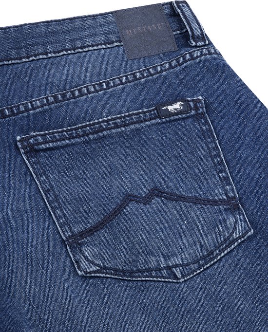 Mustang Bermuda court femme régulier/droit Blauw