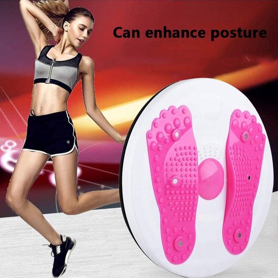 Disque De Torsion Herefun - Fitness Waist Twist | Anti-dérapant | Pour Hanches Et Taille | Max 90kg