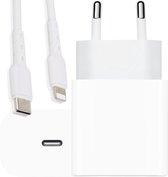 25W Oplader Set 2 Meter - Geschikt voor Apple iPad en iPhone met Lightning - USB C Oplaadkabel - 25W - Lader Adapter USB-C