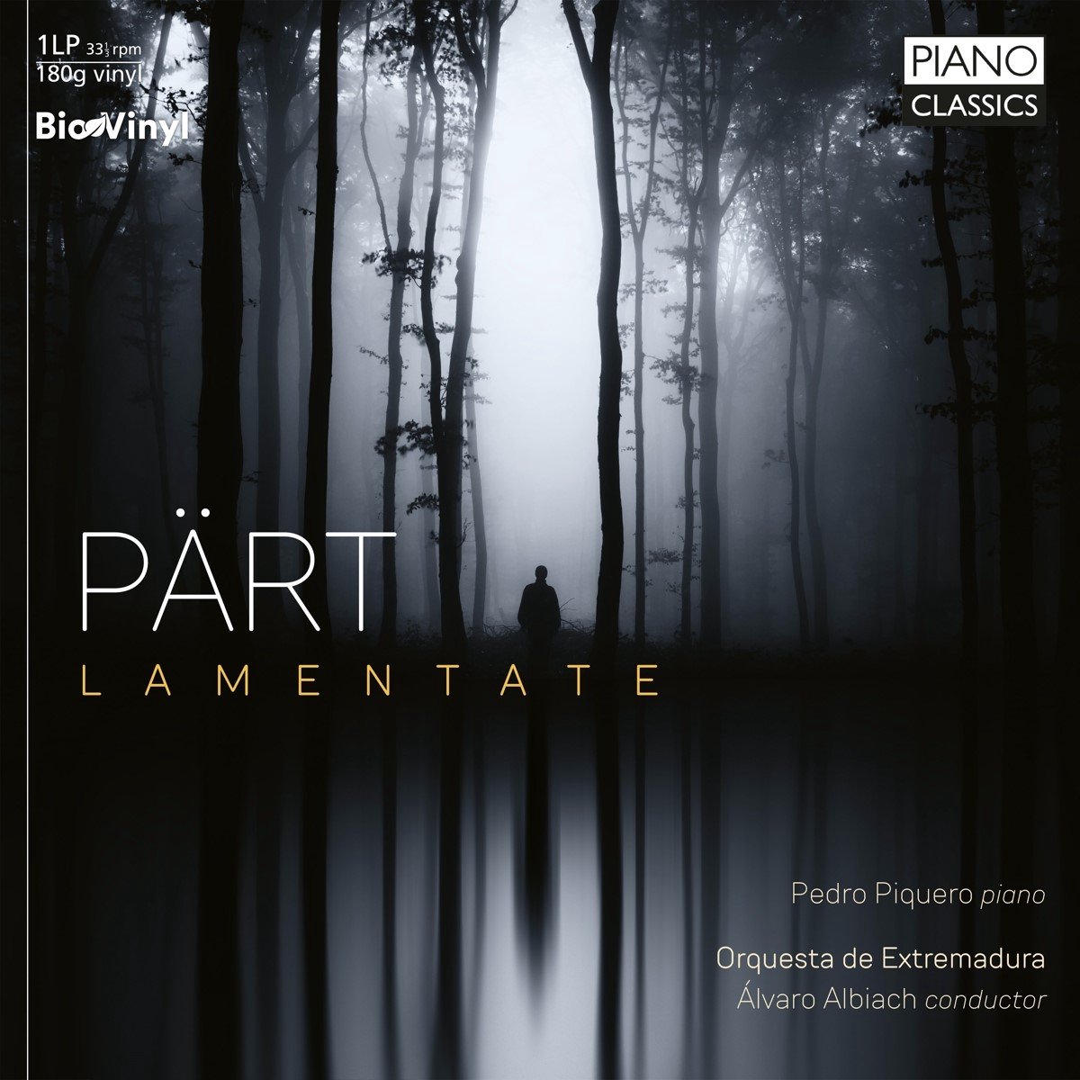 Pedro Piquero, Orquesta De Extremedura & Álvaro Albiach - Pärt: Lamentate (LP) (Biovinyl)