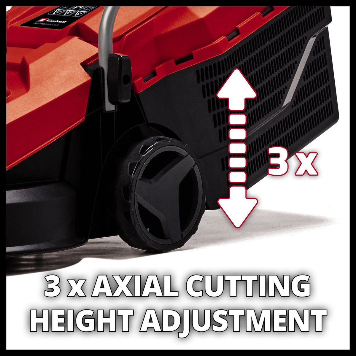 Einhell Elektrische Grasmaaier GC-EM 1000/32 - 1000 W - Maaibreedte: 32 cm - 30 L opvangbak - Aanbevolen gazonoppervlakte: tot 300 m² - Maaihoogte: 30-70 mm – foto 2