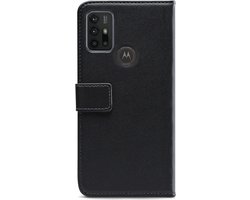 Motorola Moto G30 Bookcase hoesje - Mobilize - Effen Zwart - Kunstleer