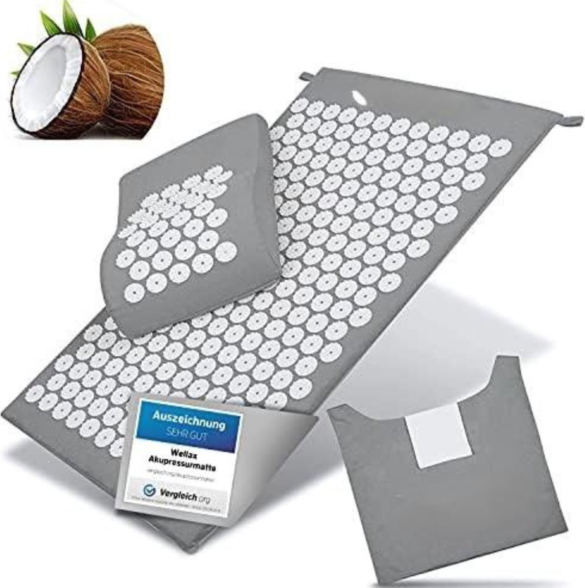 Goedkoopste Acupressuur mat - Spijkermat met kussen - Acupunctuur mat