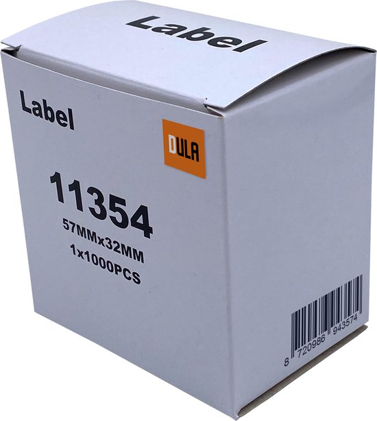 DULA Dymo Compatible labelprinter 550 labels - Wit - 11354- S0722540 ...
