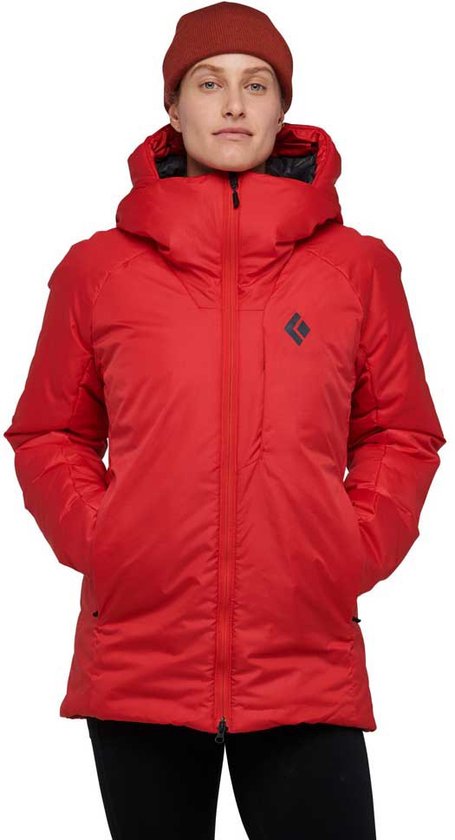 Black Diamond Belay Parka Rouge L Femme