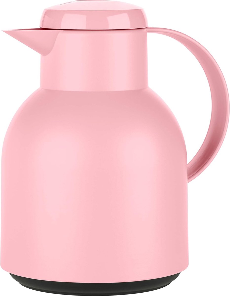 Samba-vacuümkan (1 liter, snelle druksluiting, 12 uur warm, 24 uur koud) poederroze