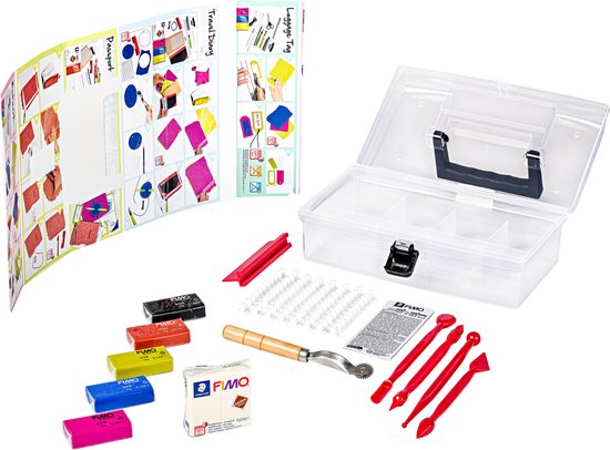 Fimo klei leather-effect tool box