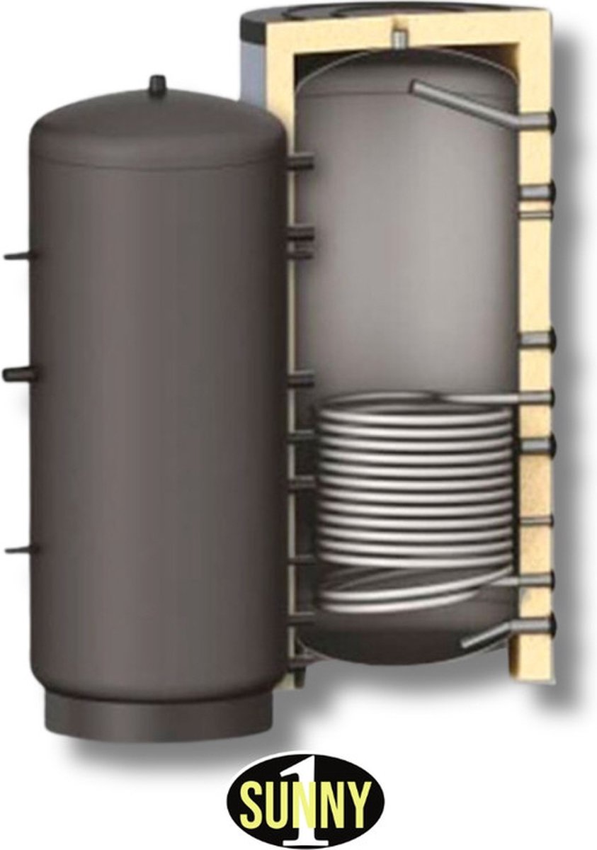 Buffervat 1 spiraal 800L