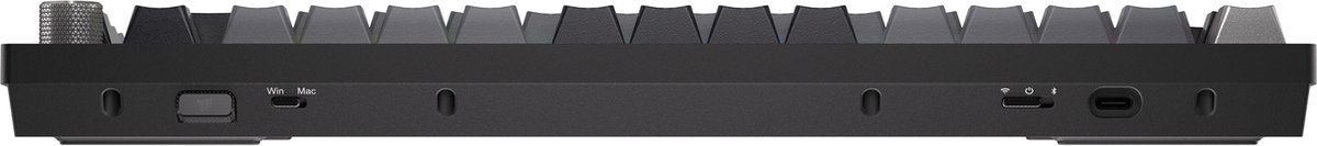Corsair K65 Plus Draadloos Mechanisch Toetsenbord 75% - RGB – Corsair MLX Red Lineair – US Qwerty - Zwart/Grijs thumbnail 5