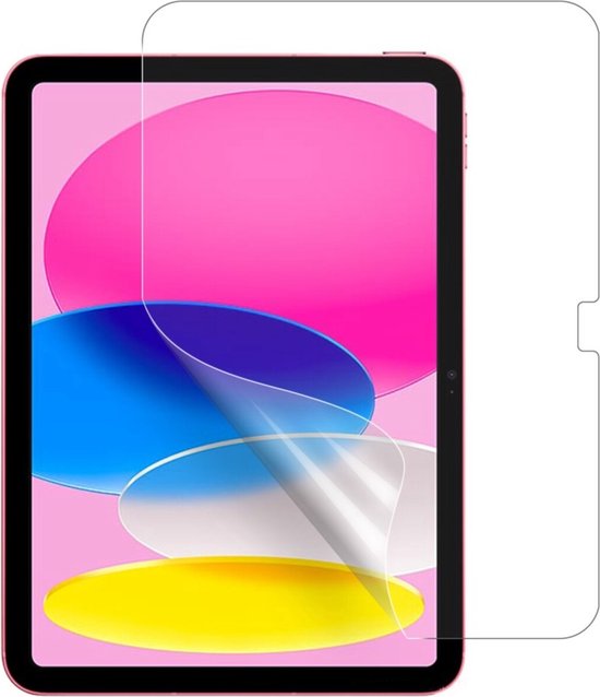 Protecteur d'écran adapté pour iPad 10 - Protecteur d'écran en plastique - Solidenz PET Foil Protector - Film de protection - Protecteur d'écran en plastique - 10e génération - 10,9 pouces - 2022 - Film plastique