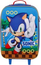 Sonic The Hedgehog - Trolley - Valise enfant - 50 cm