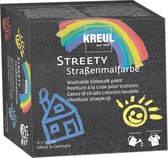 Stoepkrijtverf - Diverse Kleuren - Kreul - Streety - 4 kleuren