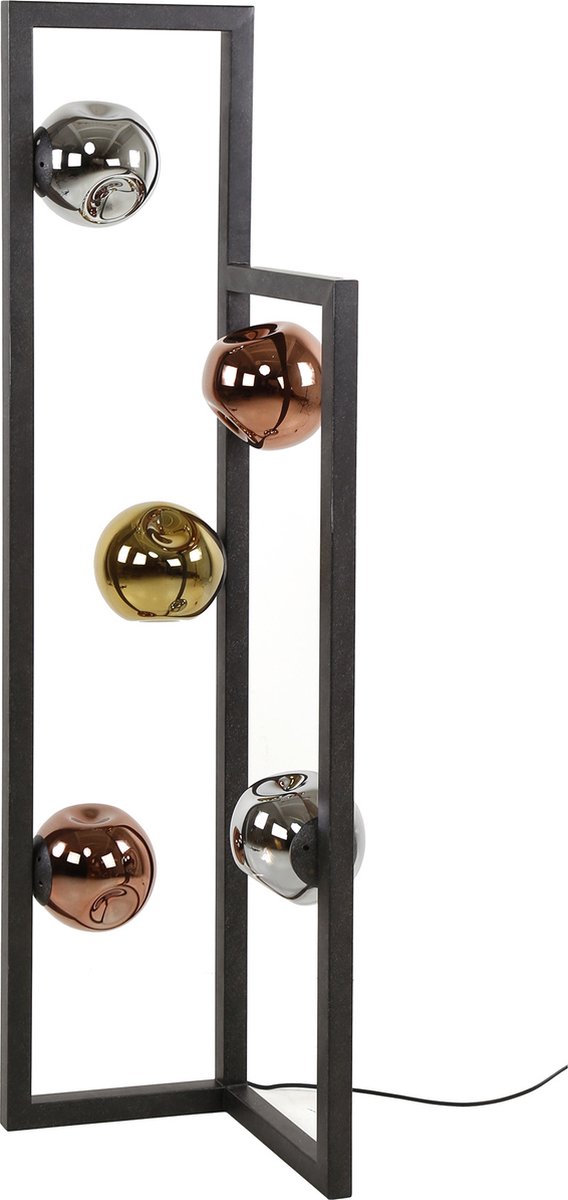 Giga Meubel Vloerlamp Stellar - Multicolor Glas - 30x30x130cm